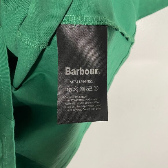 Barbour x Noah Duck Graphic Crew Tee Green mens size small - Picture 5 of 8
